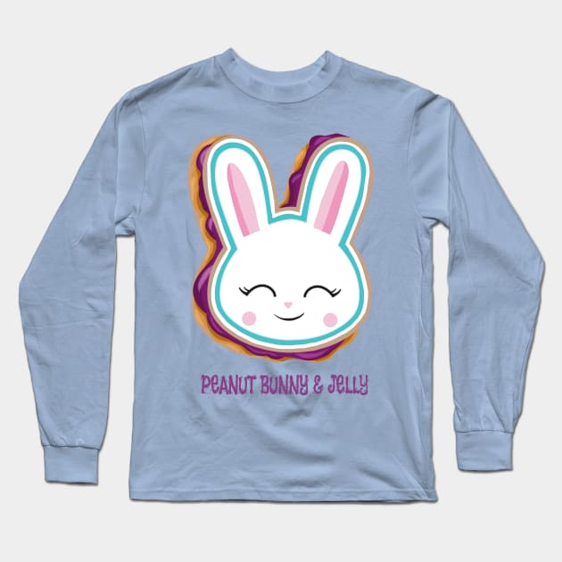 Peanut Bunny and Jelly Long Sleeve T-Shirt by LittleBunnySunshine